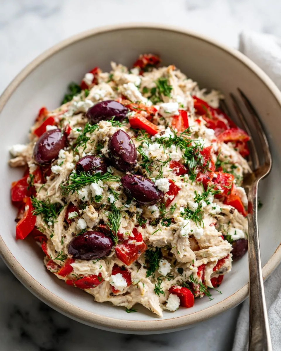 Greek Olive Chicken Salad Bowl - detail 4