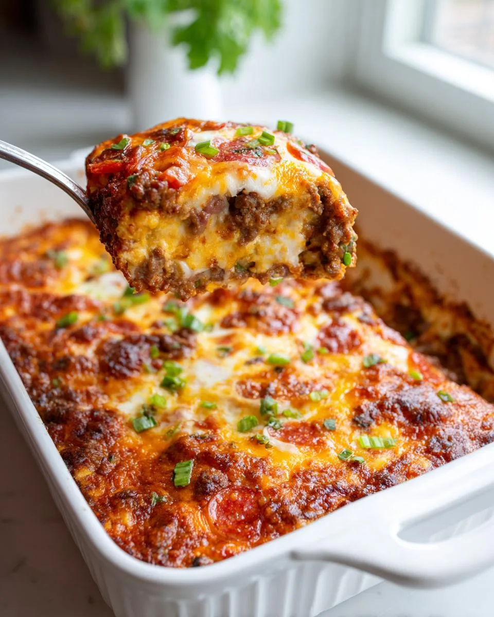 Ground Beef Pizza Casserole - detail 4
