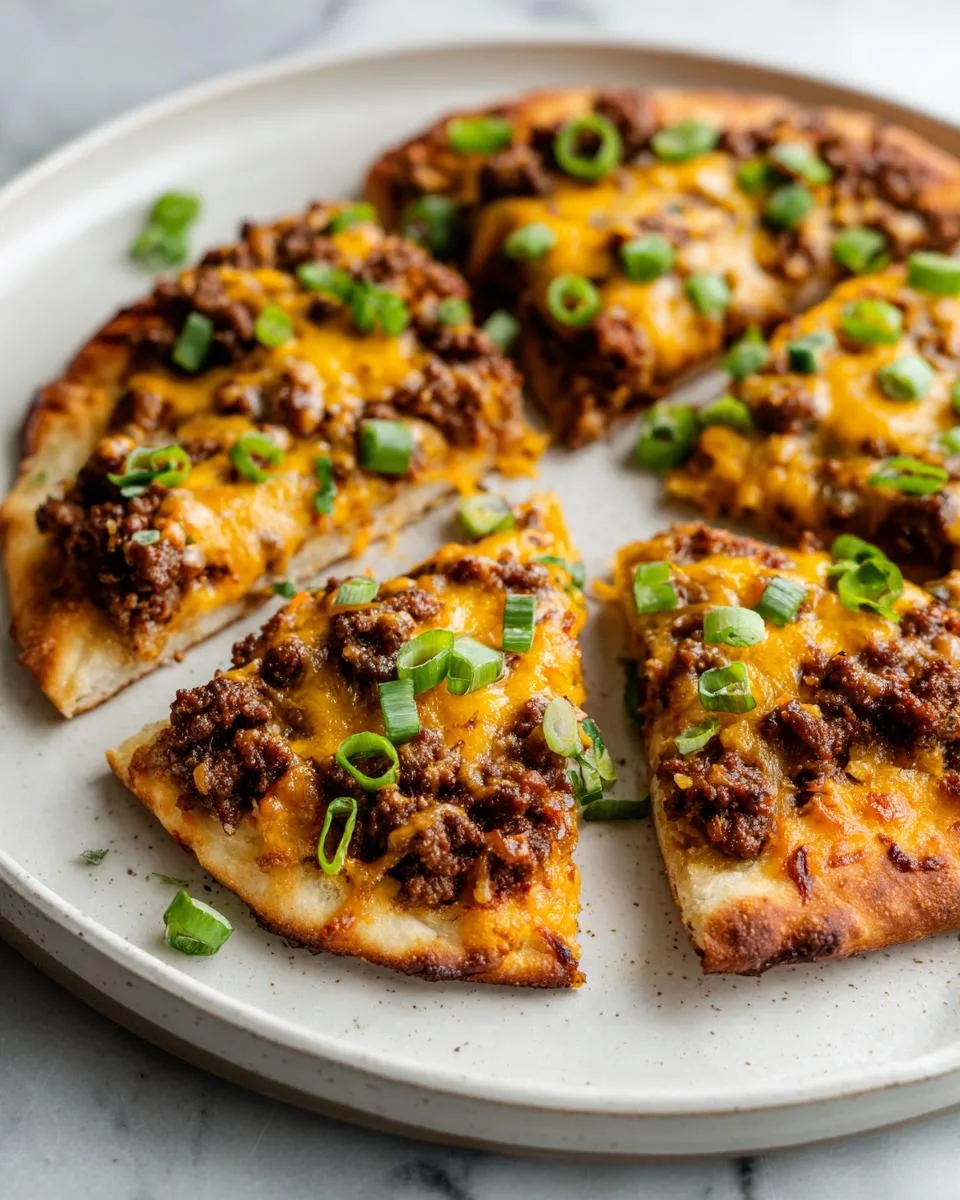 Ground Beef Taco Flatbread - detail 1