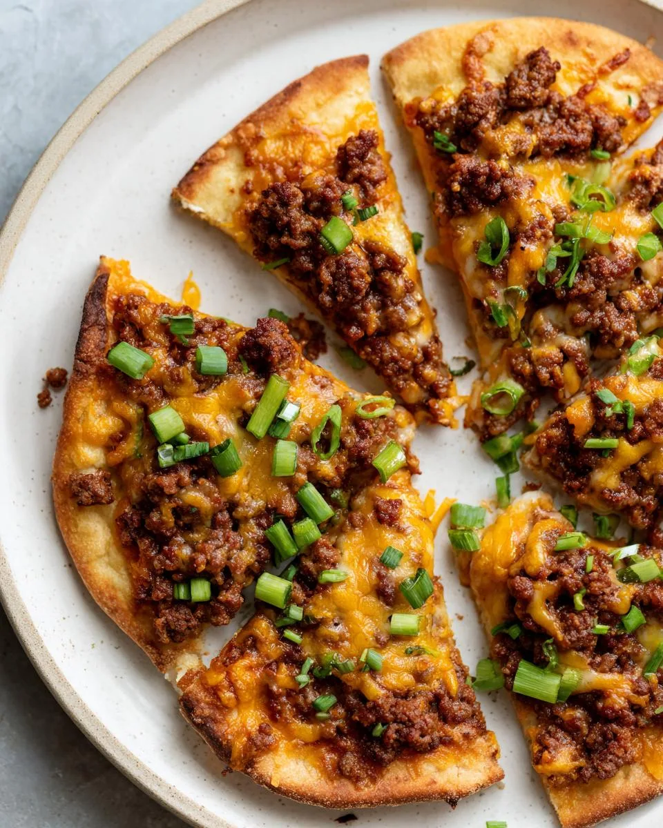 Ground Beef Taco Flatbread - detail 2