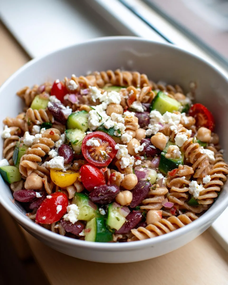 High Protein Bean Pasta Salad - detail 2