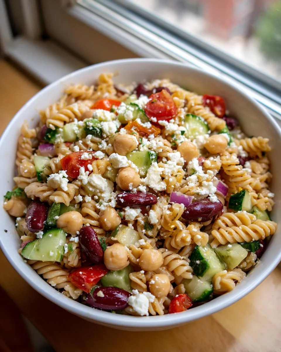 High Protein Bean Pasta Salad - detail 4