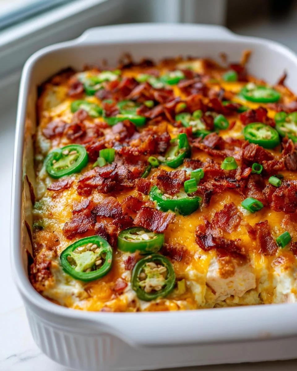 Jalapeno Popper Chicken Casserole - detail 1