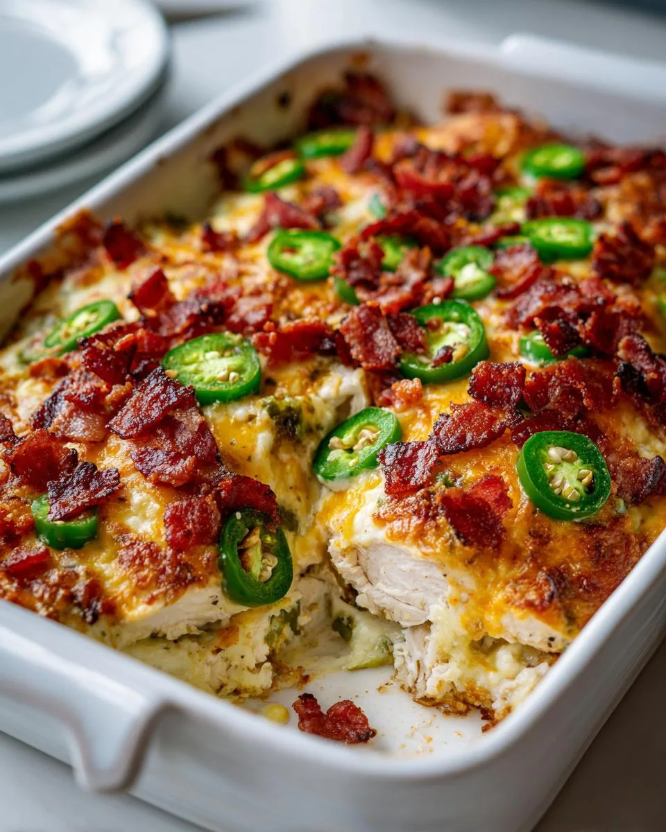 Jalapeno Popper Chicken Casserole - detail 3