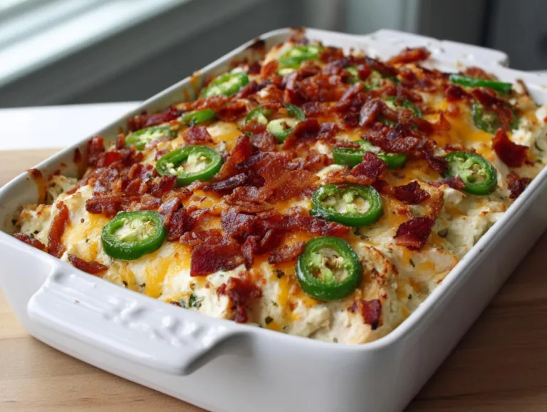 Jalapeno Popper Chicken Casserole