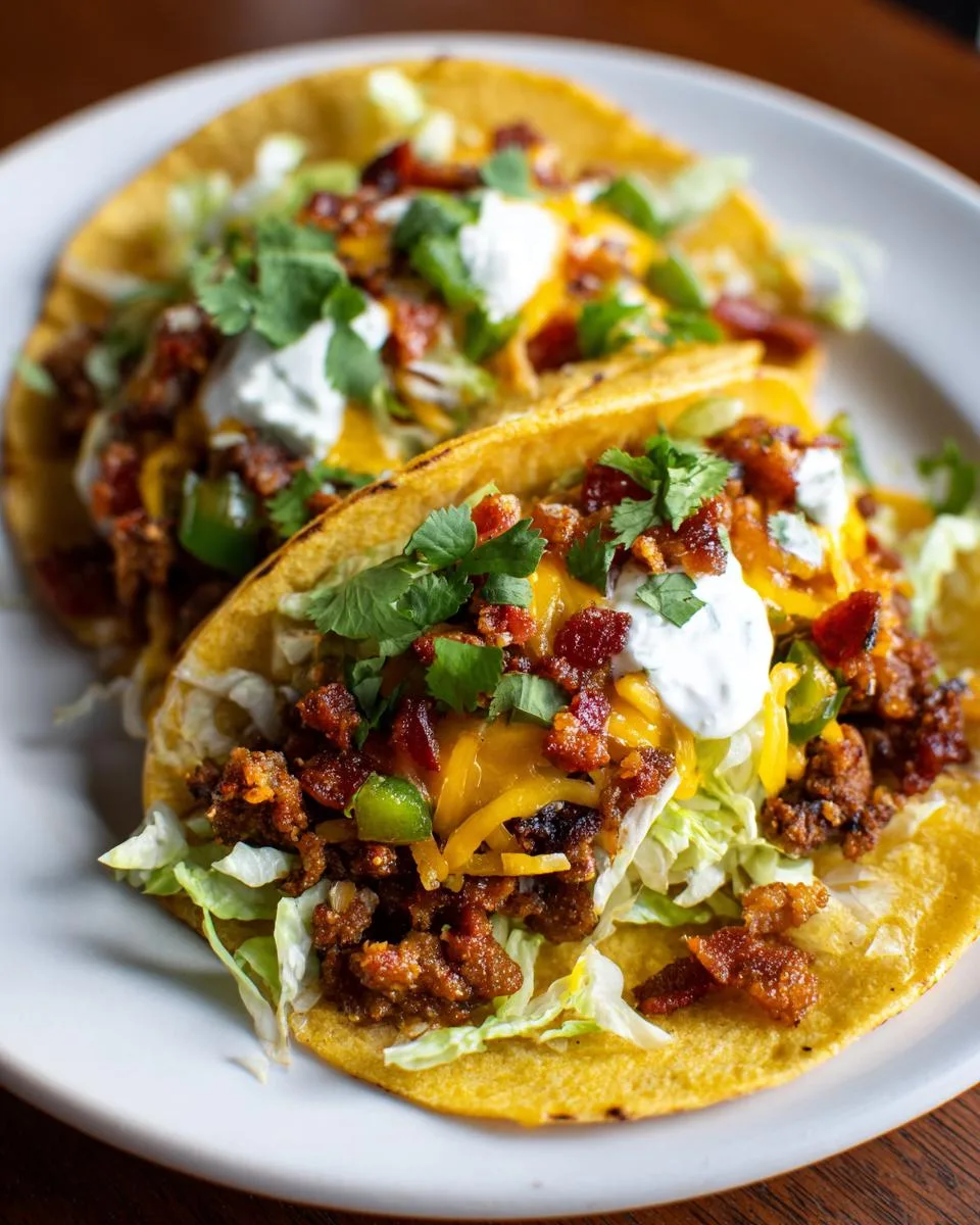 Jalapeno Popper Smashed Tacos - detail 1