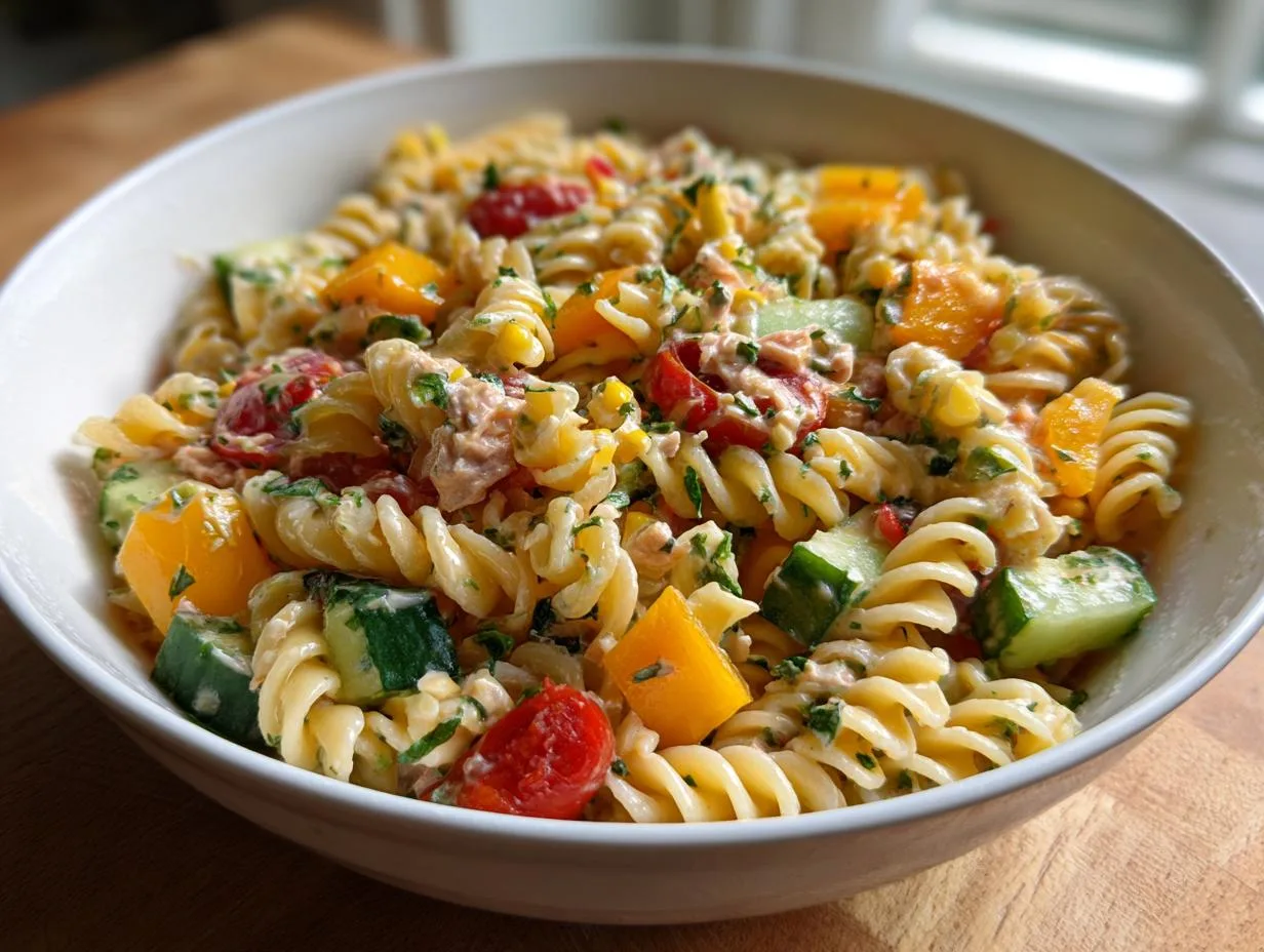 25-Minute Blissful Light Tuna Pasta Lunch Bowl Recipe