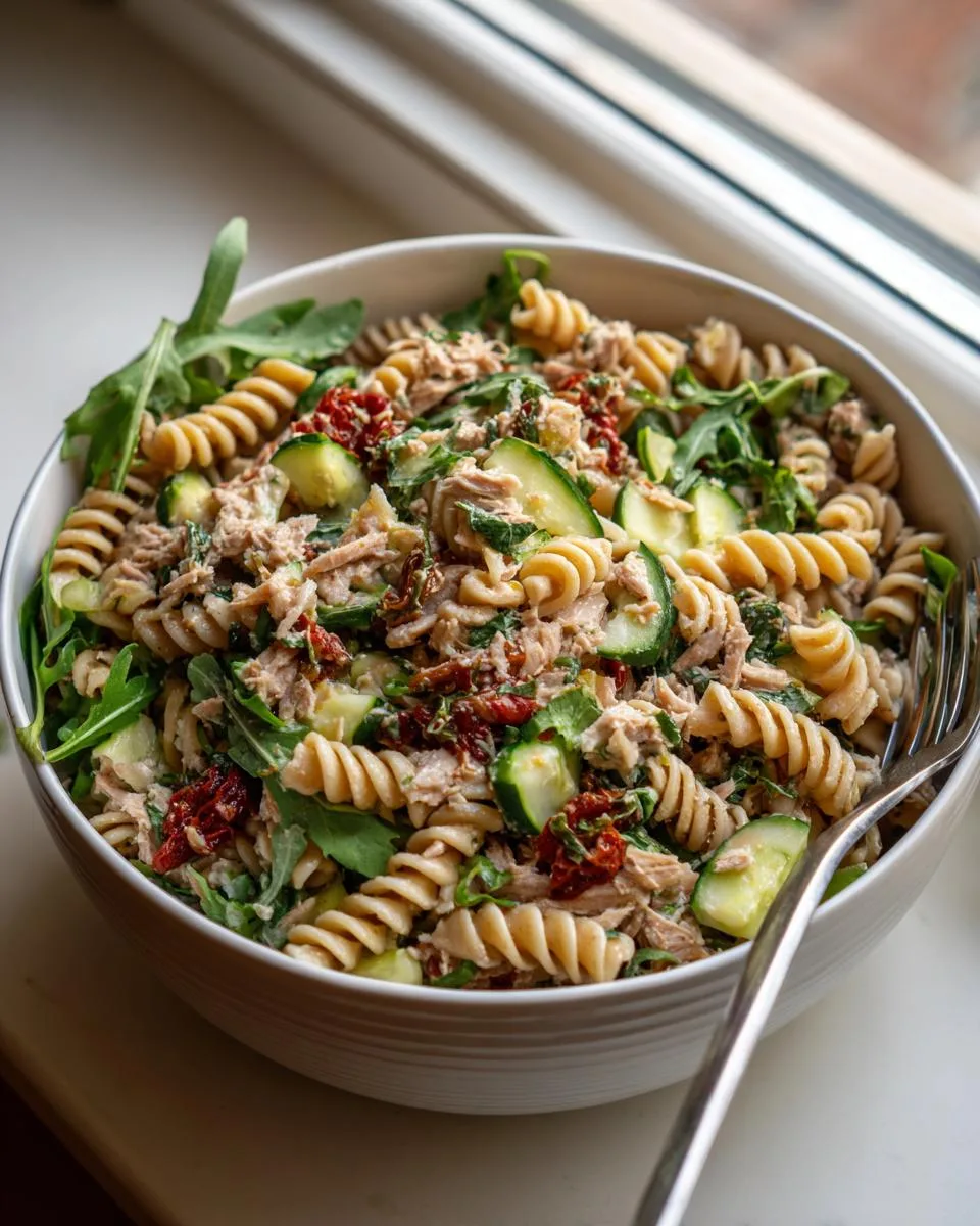 Mediterranean Tuna Pasta Salad Bowl - detail 3