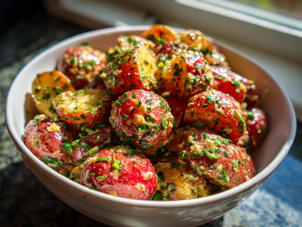 Unbelievably Good Mustard Horseradish Potato Salad