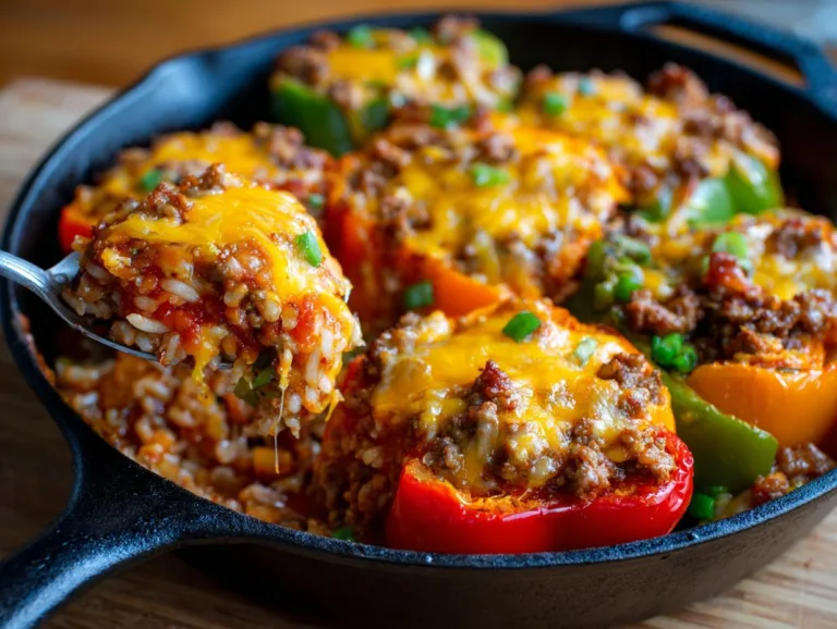 One Pan Stuffed Pepper Casserole