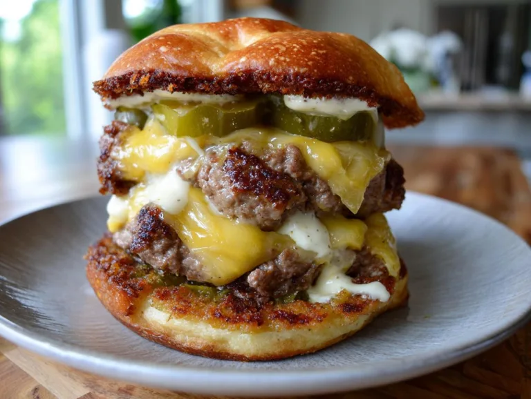 Pickle Crustburger Dinner Recipe