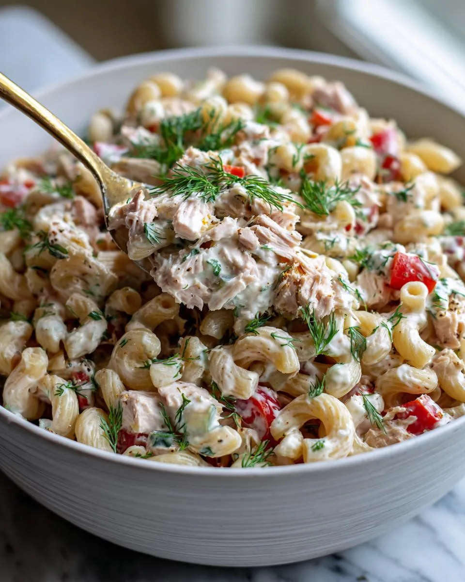 Protein Tuna Pasta Salad Recipe - detail 2