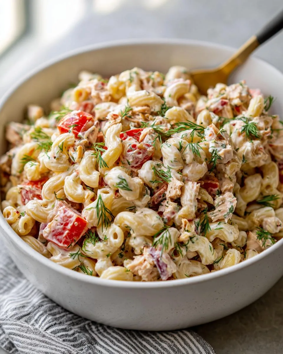Protein Tuna Pasta Salad Recipe - detail 3