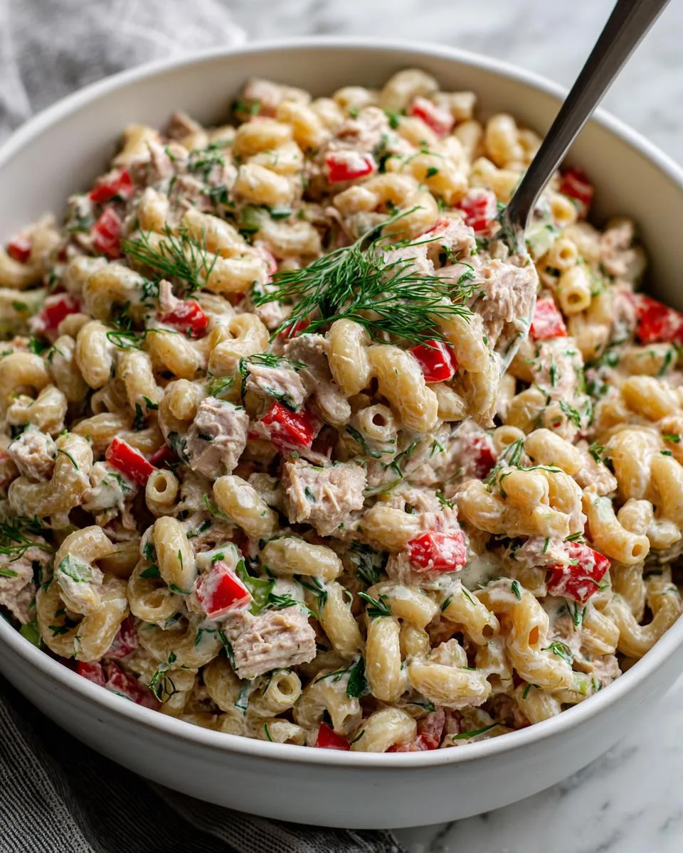 Protein Tuna Pasta Salad Recipe - detail 4