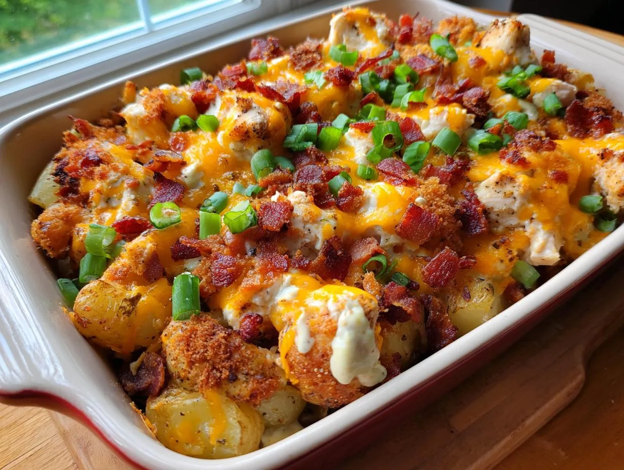 Irresistible Ranch Chicken Potato Bake Recipe (1-Pan Wonder!)