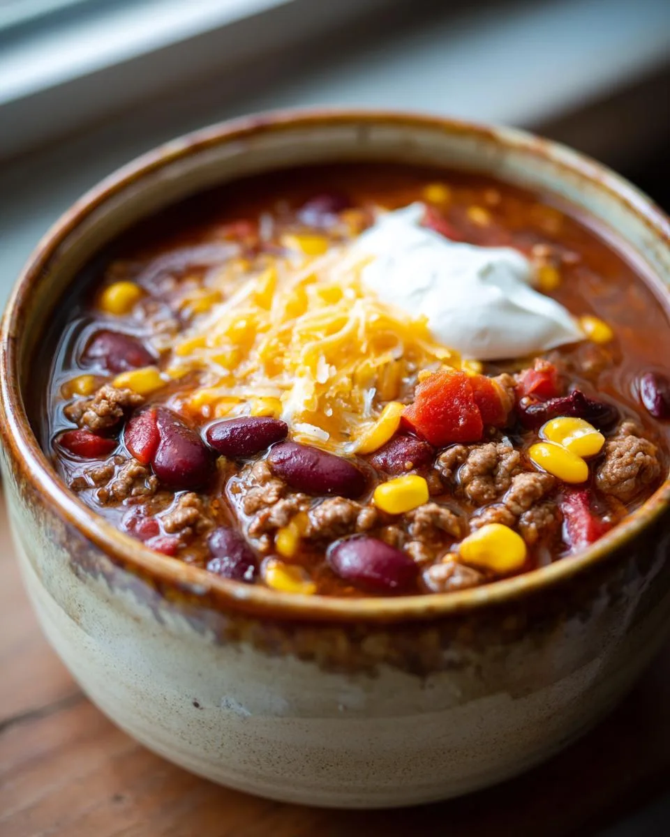 Slow Cooker Taco Soup Recipe - detail 4