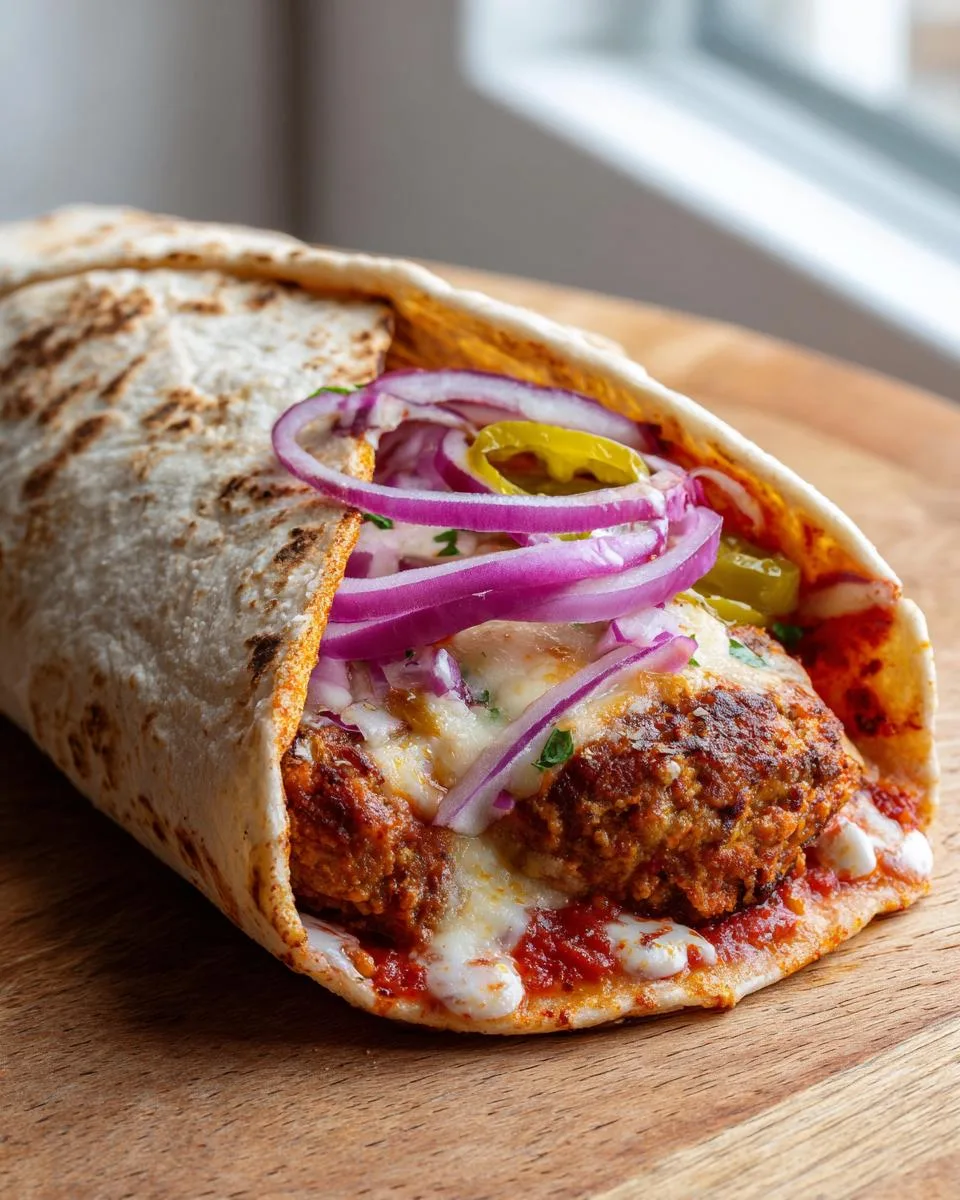 Smashed Meatball Sub Tacos - detail 3