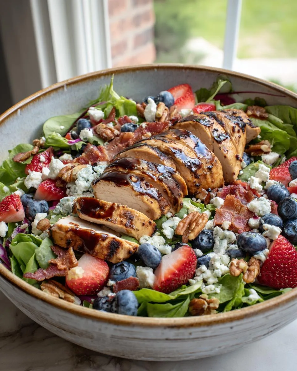 Irresistible Summer Berry Chicken Salad Bowl in 30 Minutes