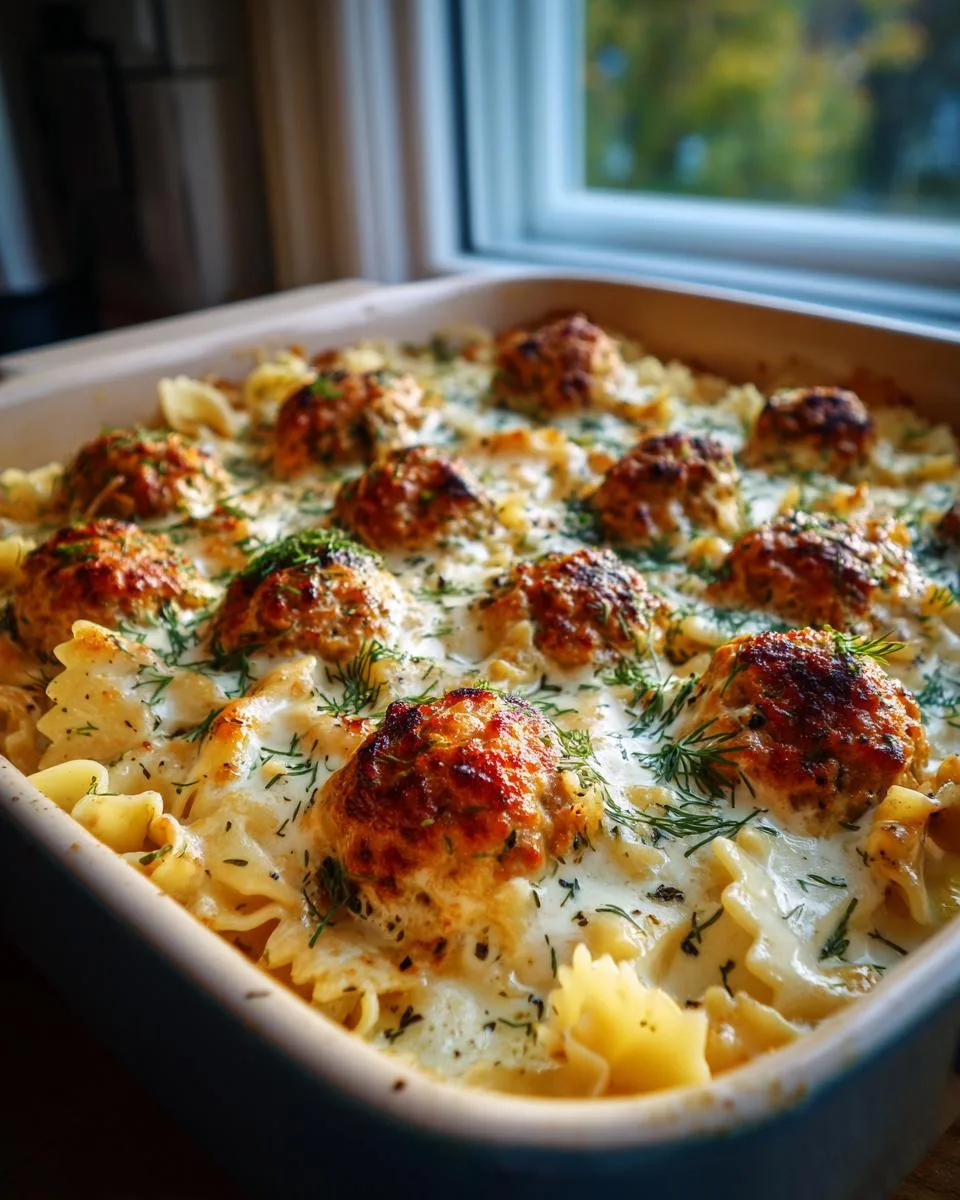 Swedish Meatball Pasta Bake - detail 4
