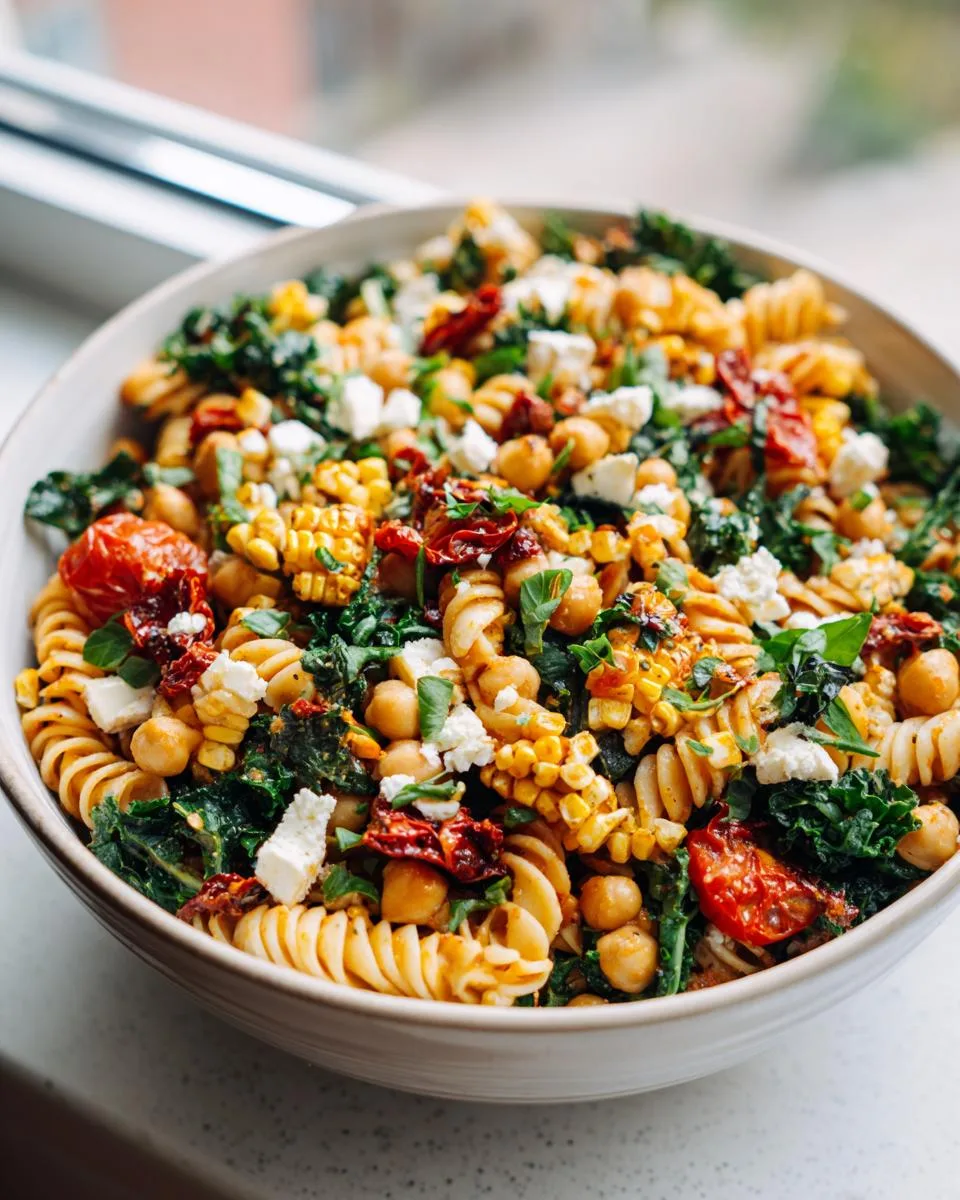 Vegetarian Protein Pasta Salad Bowl - detail 2